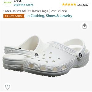 White Crocs (Women’s 6/ Men’s 4) // brand new with tags